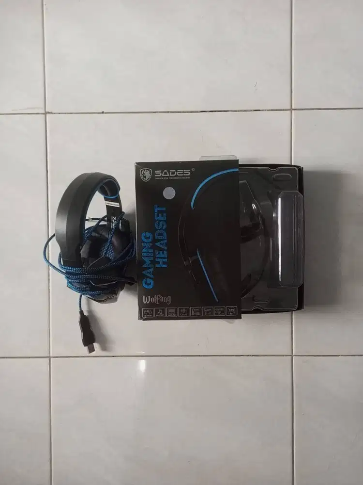 Headphone 7.1 Sades wolfang