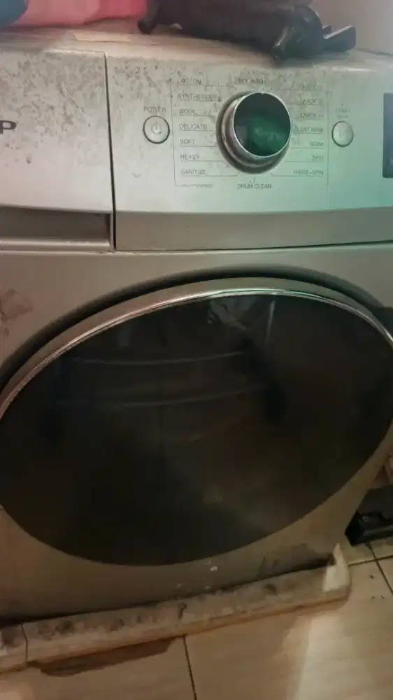 Dijual cover + drum mesin cuci Sharp dan mesin cuci aqua hijab series