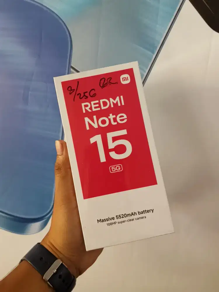 Resmi note 15 5g ram 8/256 new murah