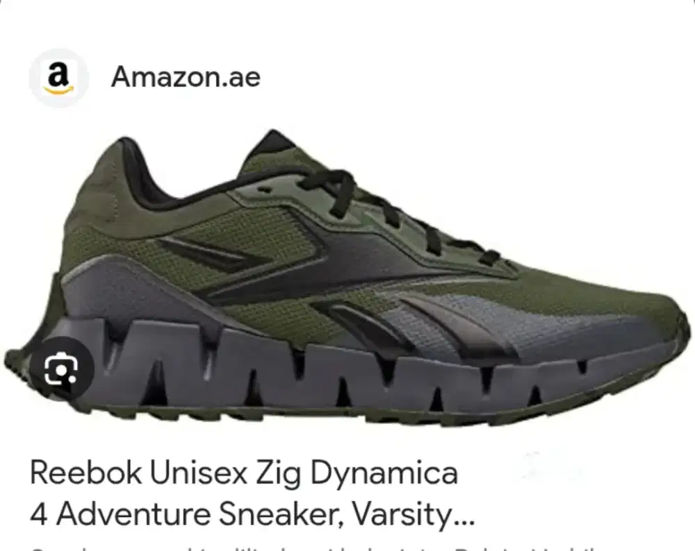 Sepatu Reebok Zig Dinamica 4 adventure size 44 setara 43