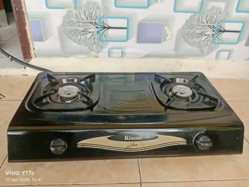 Kompor rinai 2 tungku + regulator