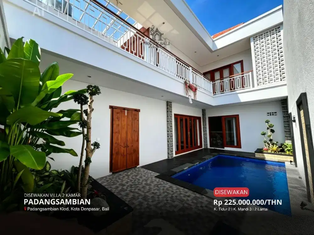 DISEWAKAN VILLA 2 KAMAR – PADANGSAMBIAN