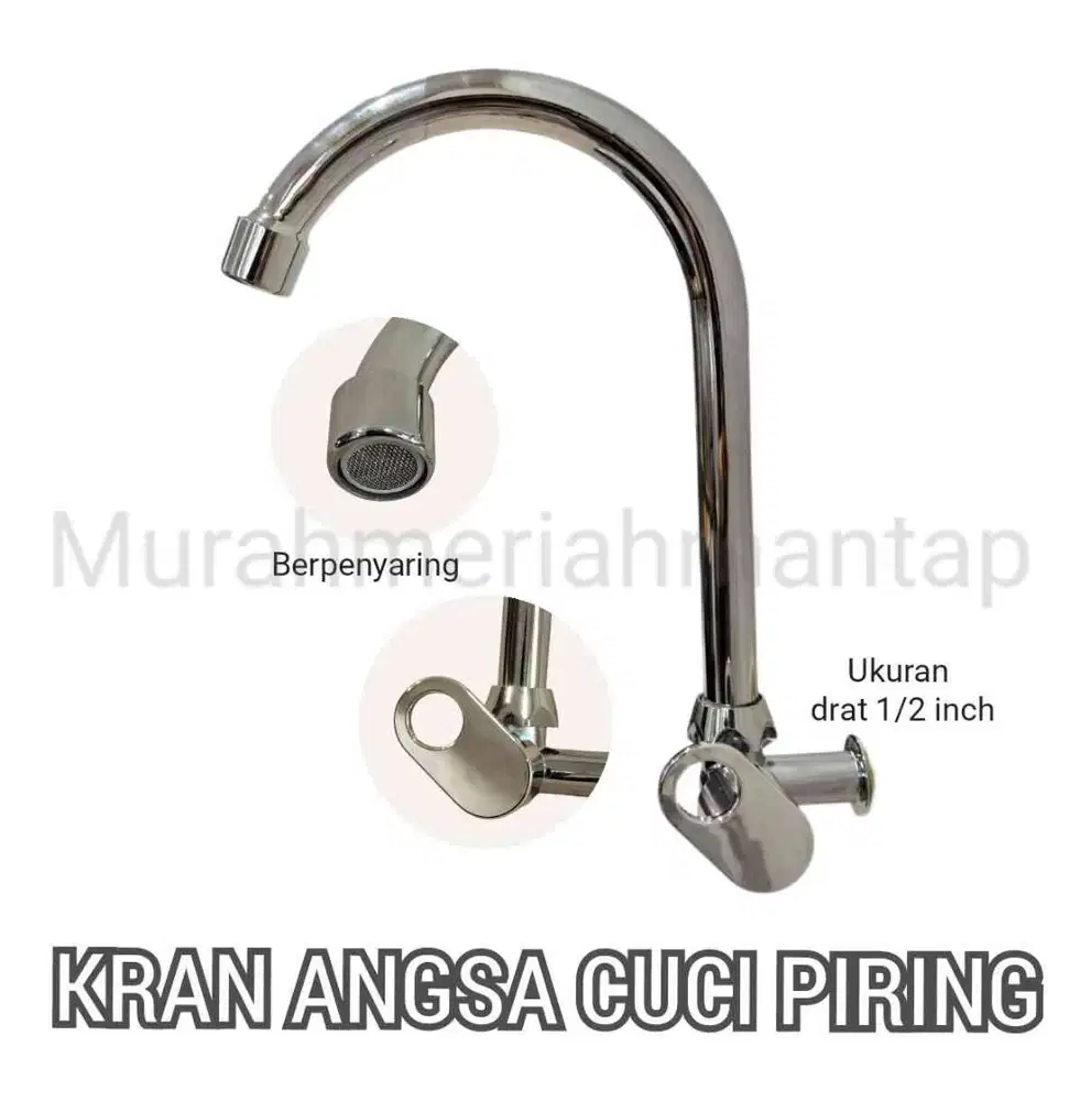 KRAN AIR CUCI PIRING / KRAN AIR DAPUR / KERAN BCP / KERAN TEMBOK BCP
