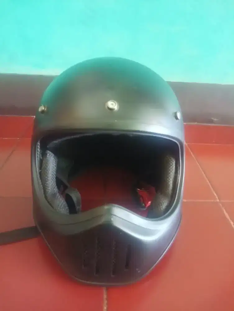 Helm Cakil Full Face Black