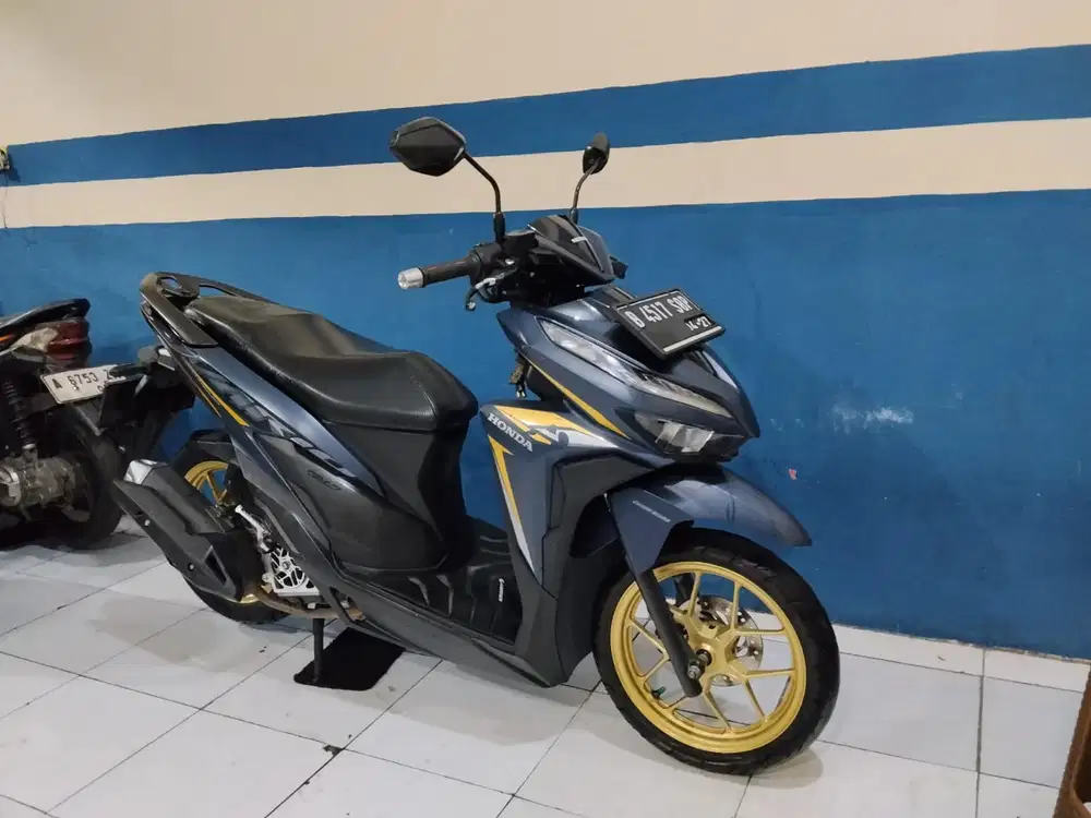 {#} honda vario led new 2022 matte blue; siap pakai