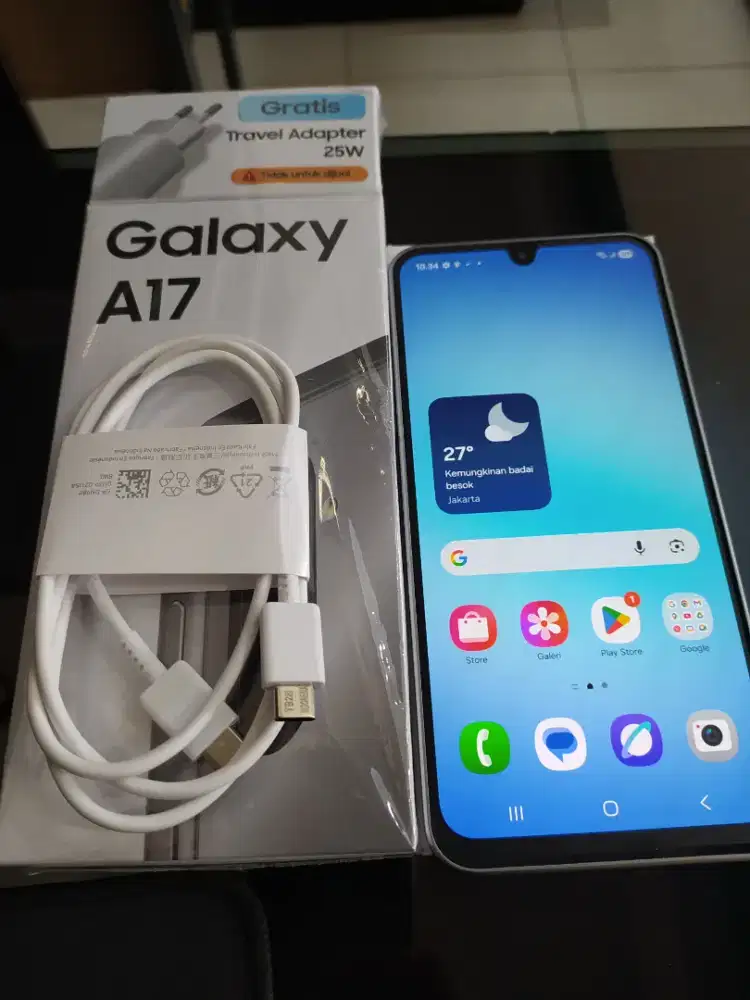 SAMSUNG A17 RAM 8 ROM 128 SECOND LIKE NEW