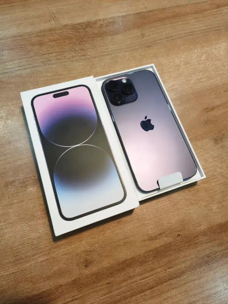 iPhone 14 Pro Max 256Gb Purple Garansi Resmi Indonesia Fullset lengkap