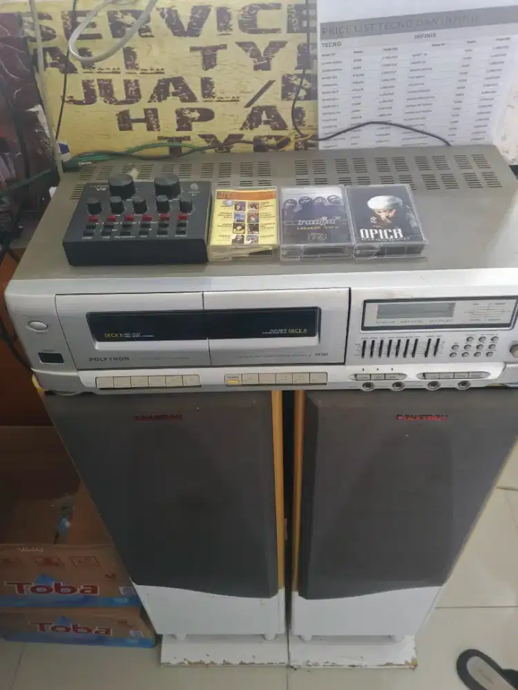 Seri Polytron BB 653k travo besar + spiker 8in