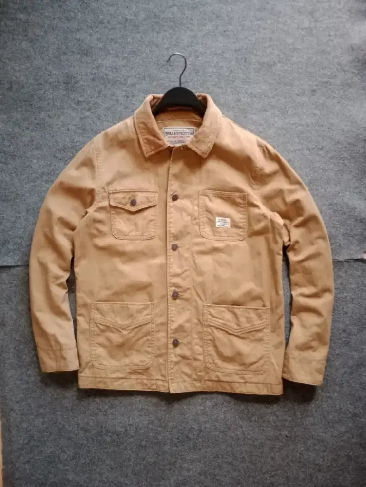 VTG DENIM CHORE COAT JACKET - SPAO size L