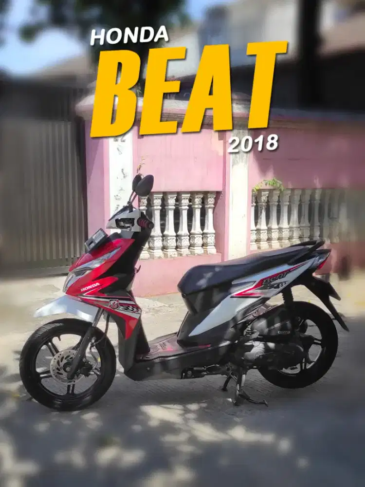 Honda Beat 2018 – siap Pakai.
Kondisi sangat terawat.