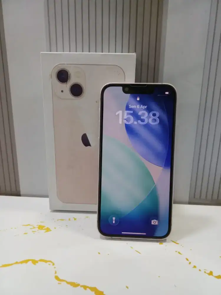 Iphone 13 mini 128 inter all op Fullset Kbel dus Bh 81% orian