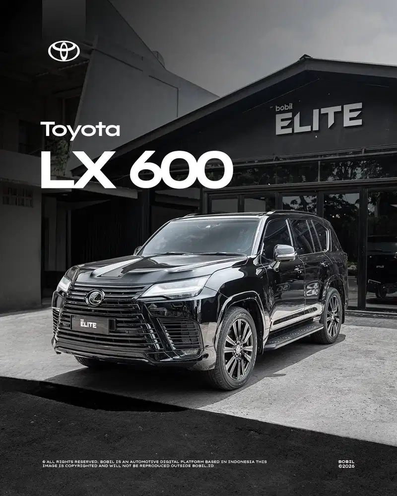 NIK 2022 Lexus LX 600 7-Seater Black Onyx