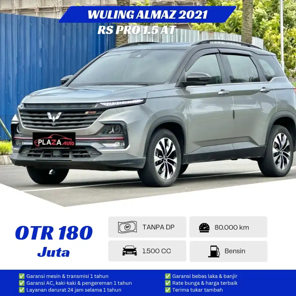 Wuling Almaz 2021
RS Pro 1.5 Automatic