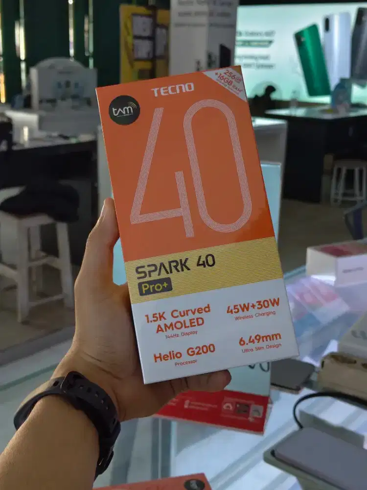Tecno Spark 40 pro+ 8/256GB (new)Bisa cod/diantar