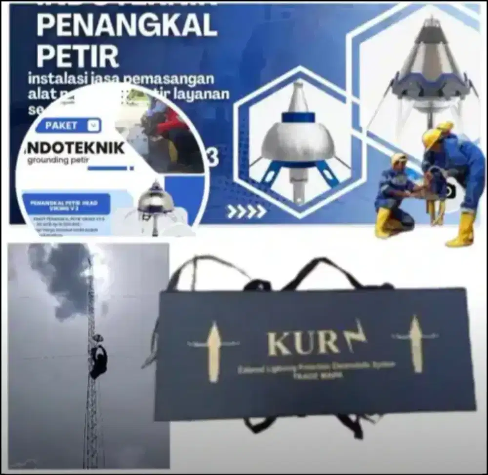 Spesialis jasa pasang penangkal petir Pondok Aren Pamulang