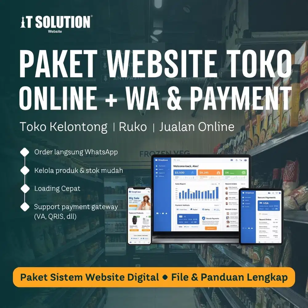 Pembuatan Website Toko Online dengan Payment Gateway Profesional