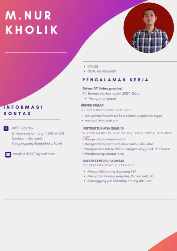 Jasa Driver All role