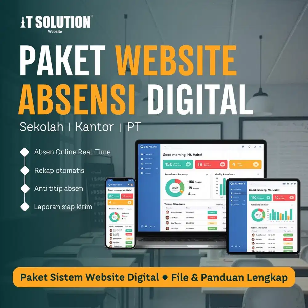 Pembuatab Aplikasi Absensi Karyawan dan Siswa Online - Realtime