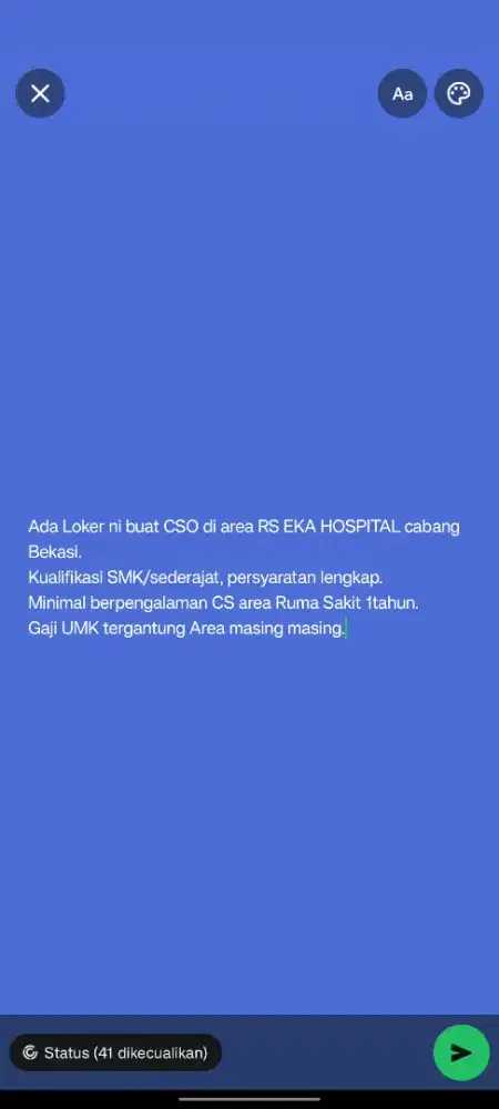 Ada Loker ni gaes project bulan Mei