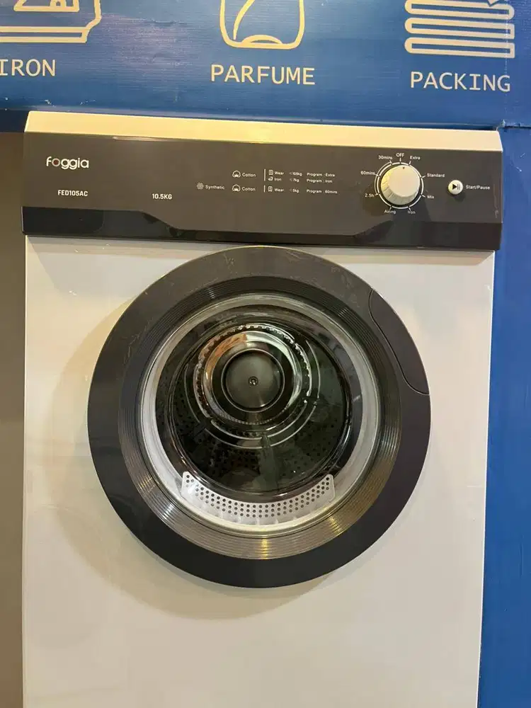Dryer Foggia Kapasitas 10,5kg. Double Selenoid