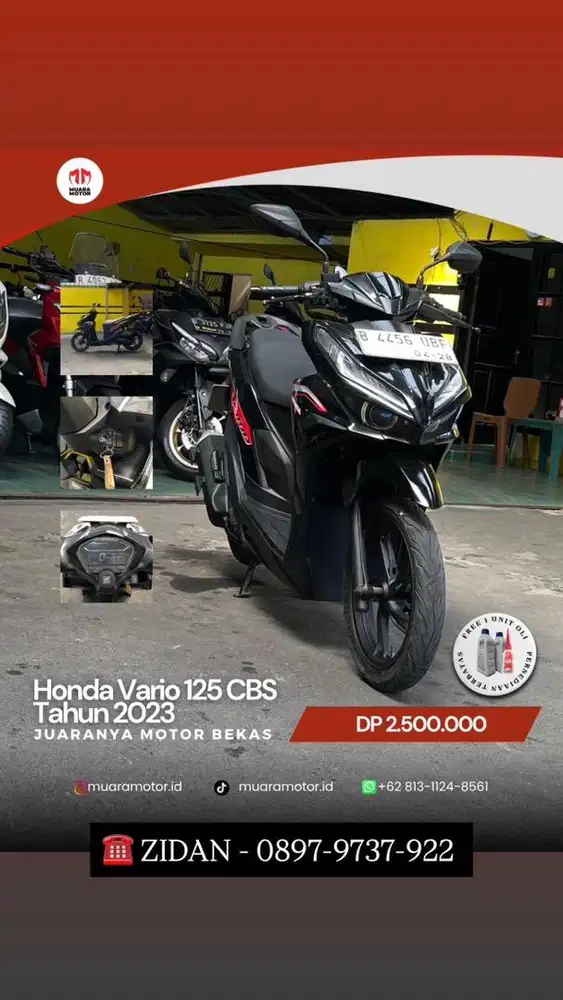 HONDA VARIO 125 CBS 2023 SIAP PAKAI !!!