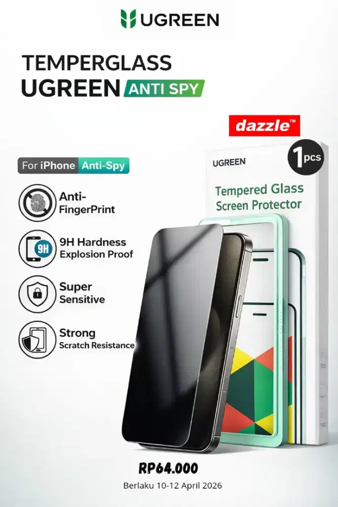 Temperglass Ugreen Anti Spy