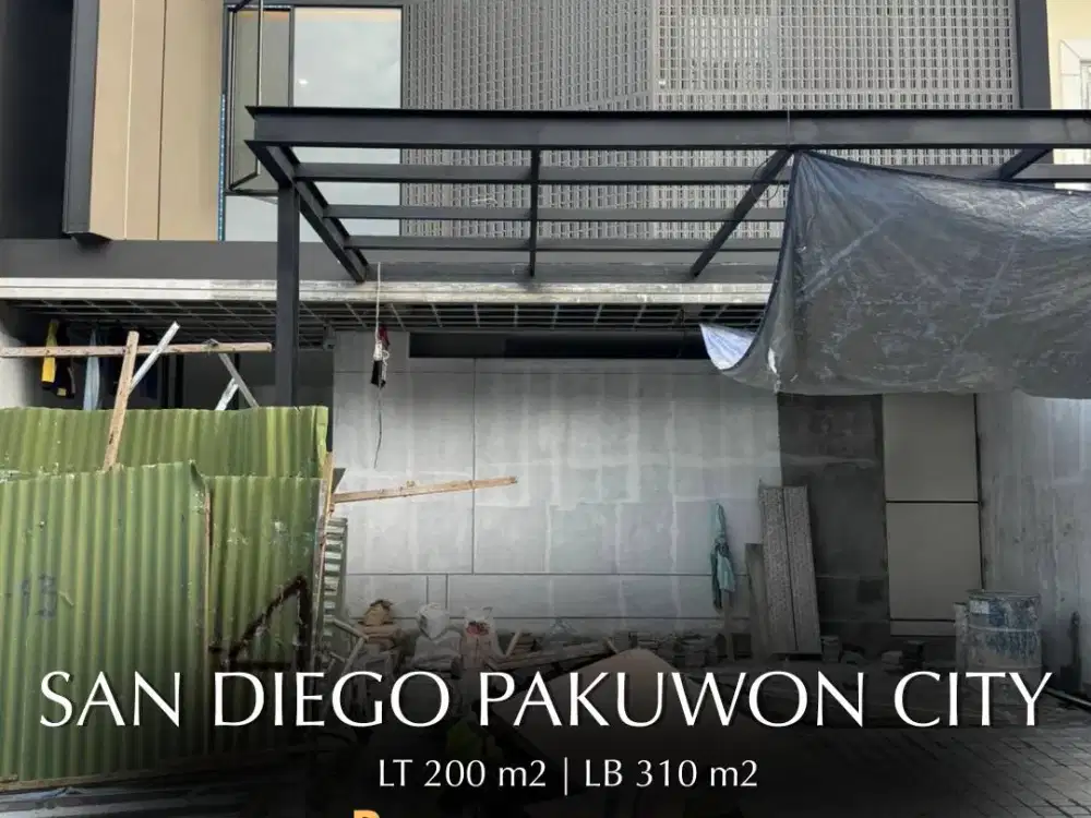 Rumah Baru di Pakuwon City San Diego Surabaya Design Arsitektural Finishing Premium