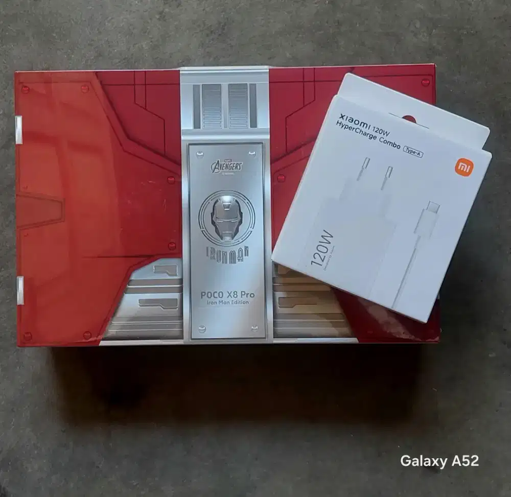POCO X8 PRO 12/512 IRON MAN EDITION ~ FREE CHARGER 120W