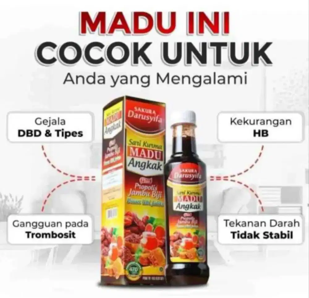 Terlaris! Sari Kurma Madu Angkak Darusyifa