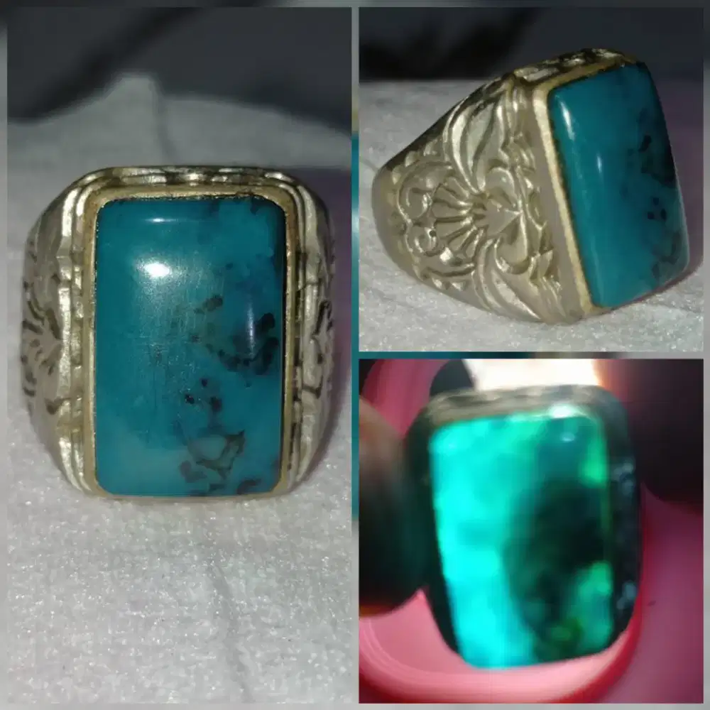 Batu cincin bacan doko majiko cokelat encer