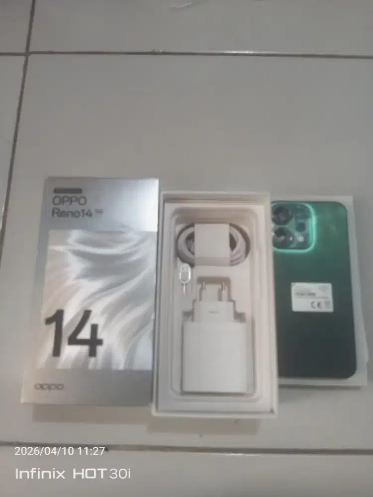 Reno 14 5g 12/256 lkp mulus