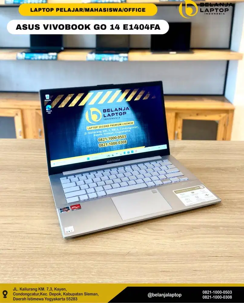 ASUS VIVOBOOK GO E1404FA/Ryzen 3 7320U/8GB/512GB/TERMURAH!!