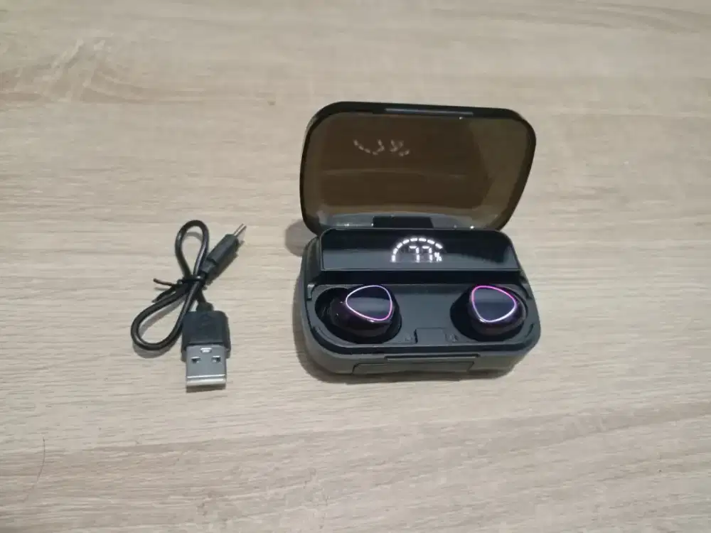 Headset TWS m10 bluetooth suara bass murah ok smua ok