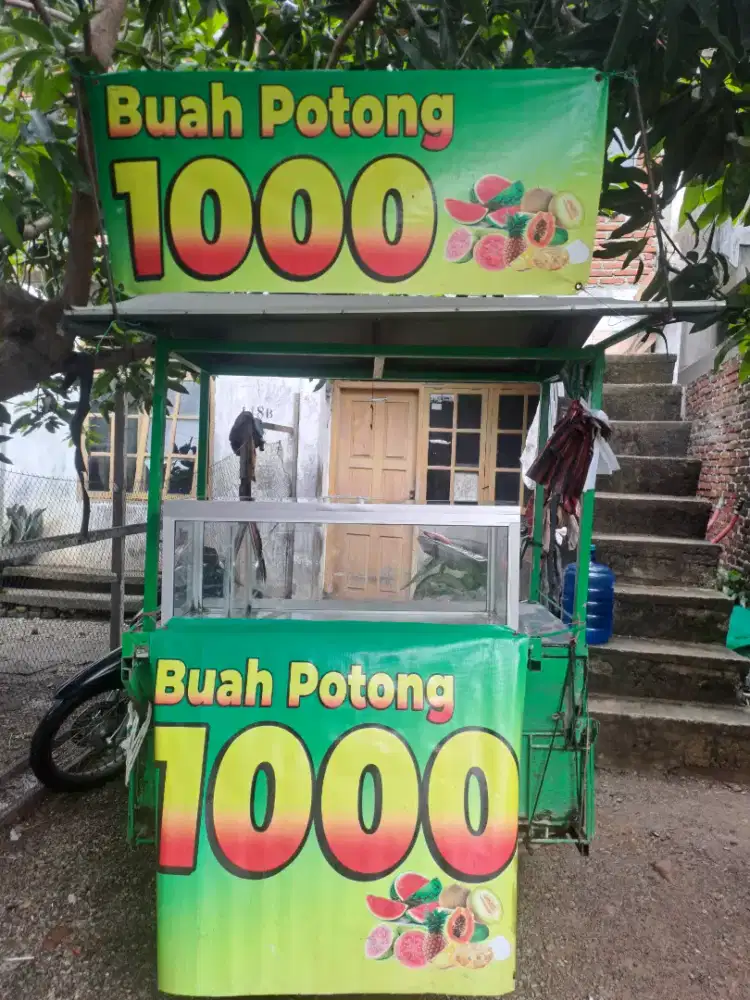 Rak Kaca, Steling Kaca Jualan Buah