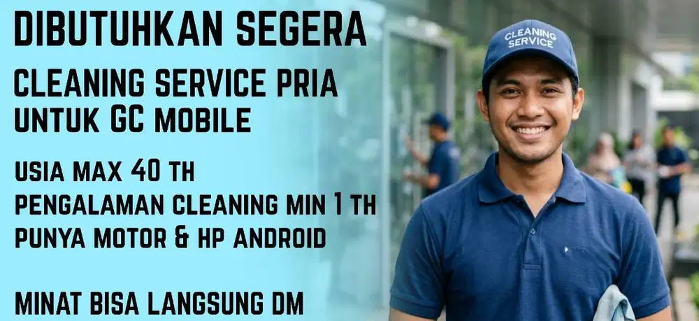 LOKER CLEANING COWOK