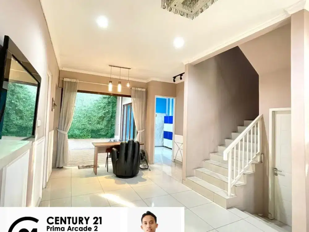 Rumah Fully Furnished 2 Lantai di Graha Raya Siap Huni AM-17623
