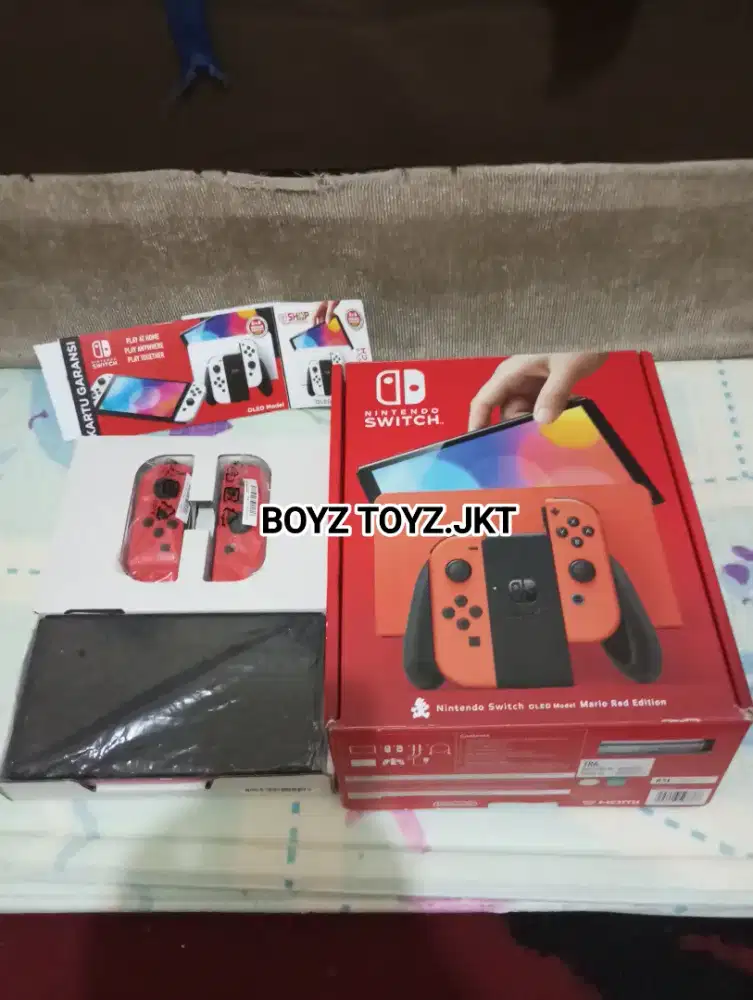 Nintendo Switch OLED OFW RED MARIO EDITION