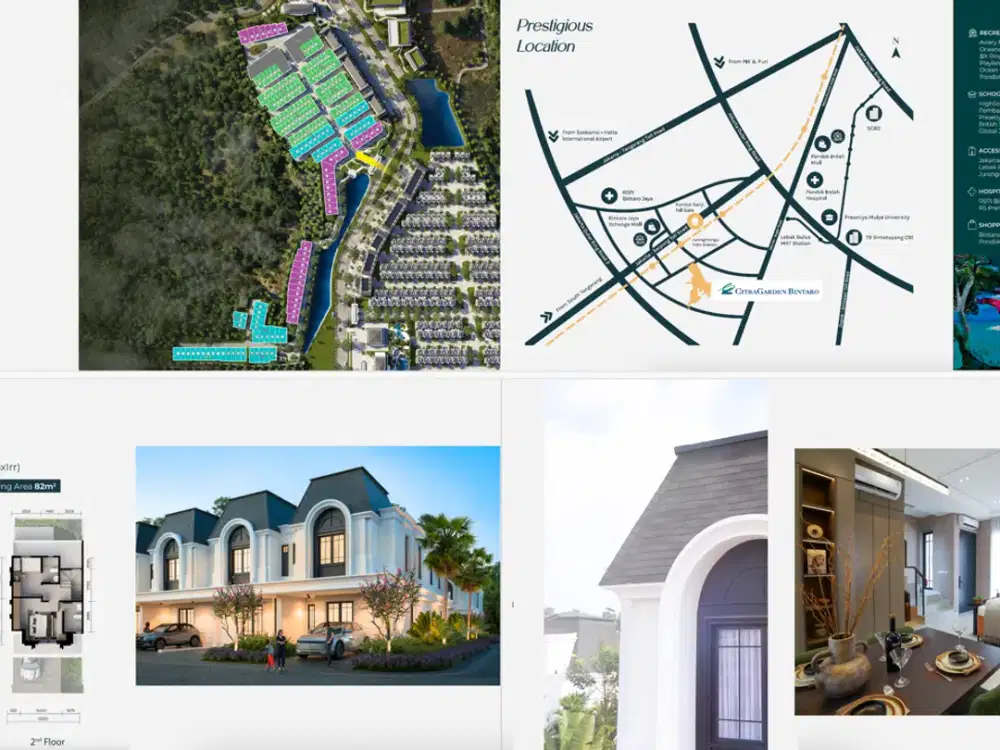 Dalbergia Hoek Citra Garden Bintaro Tangerang Selatan (European Modern Home) - DP 150 Jt (10x)