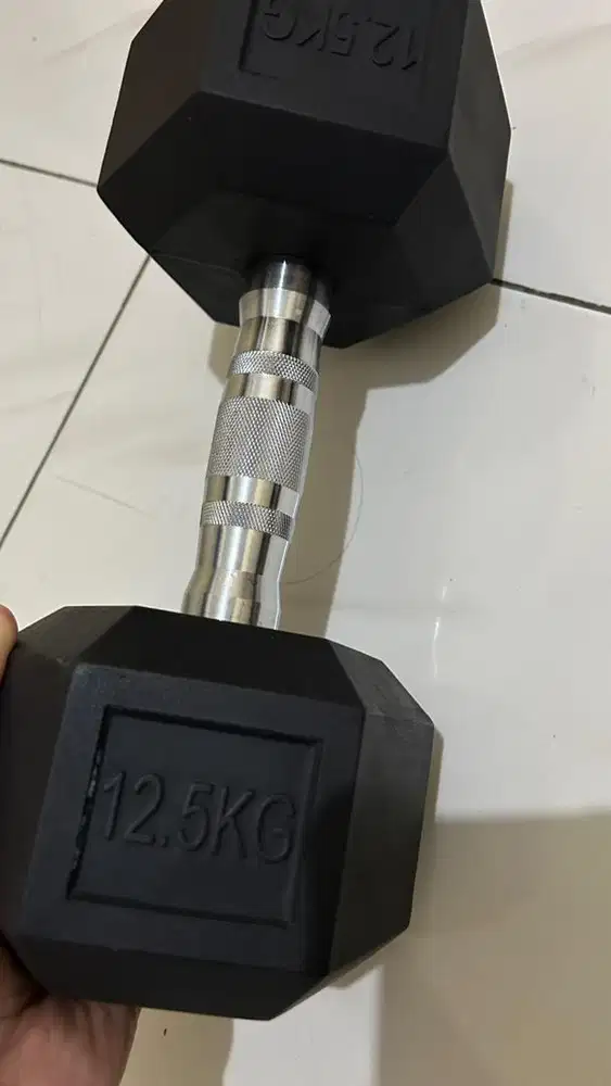 1 BIJI DUMBEL BARBEL 12,5KG