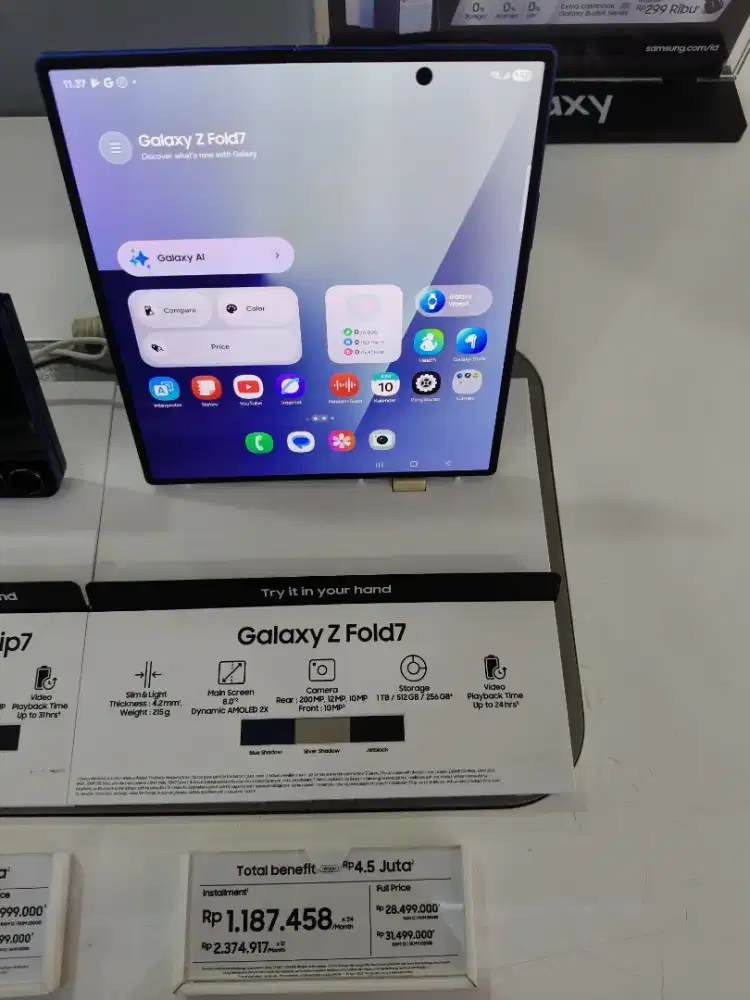 Kredit kredivo Samsung galaxy Z fold7