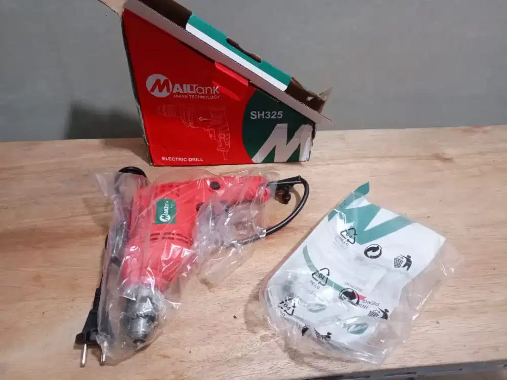 mesin bor bolak balik merk mailtank kondisi baru masih gress siap