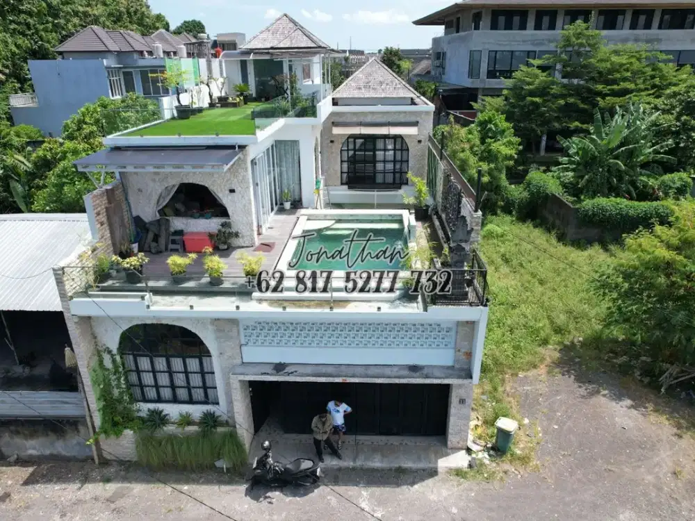 DIJUAL – Semi Villa Ocean View + Rooftop di Padang Galak, Kesiman