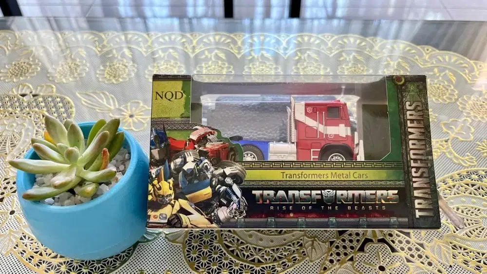 Transformers Optimus Prime Die Cast Blue Origin Hasbro Orginal