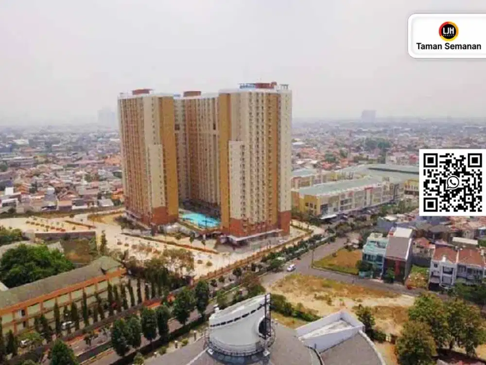 Dijual Apartemen Murah Cengkareng Grand Palm Residence 3BR Full Furnish Siap Huni Strategis Dekat Tol