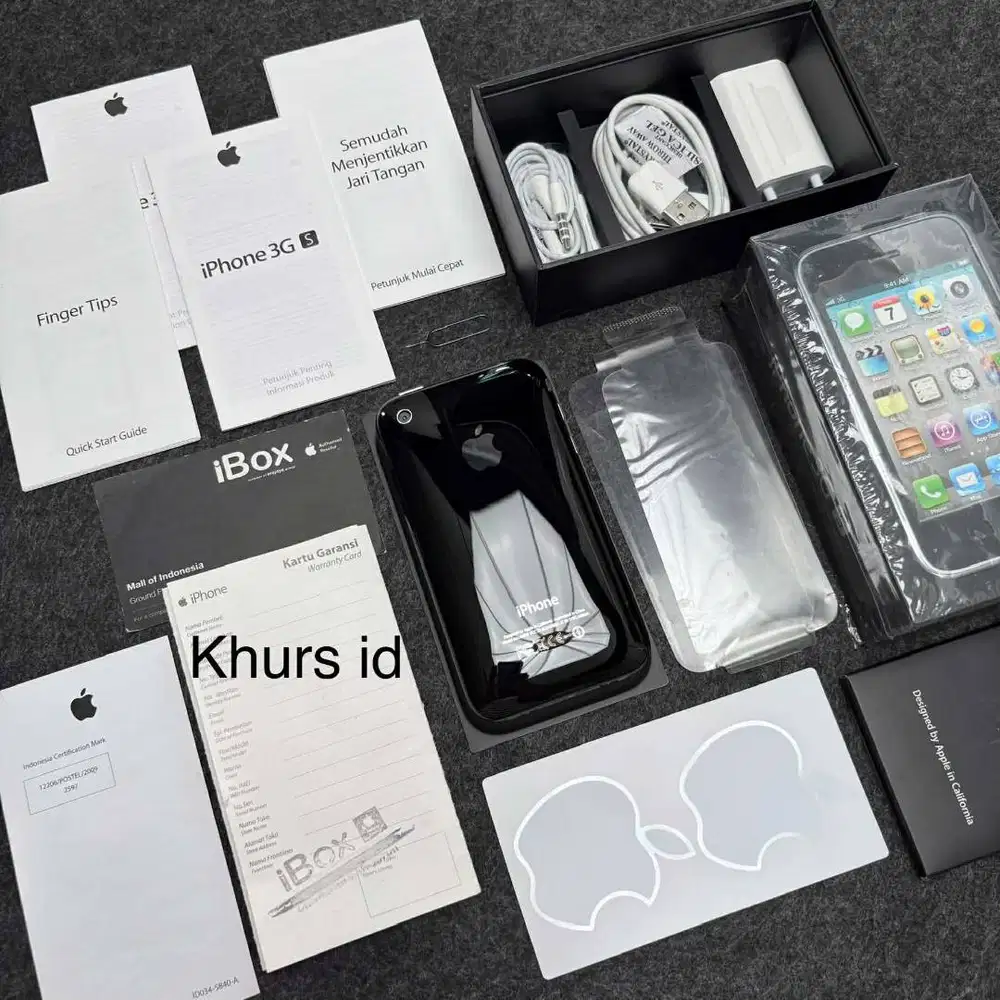iphone 3gs black 8gb BNOB ibox - rare apple collection