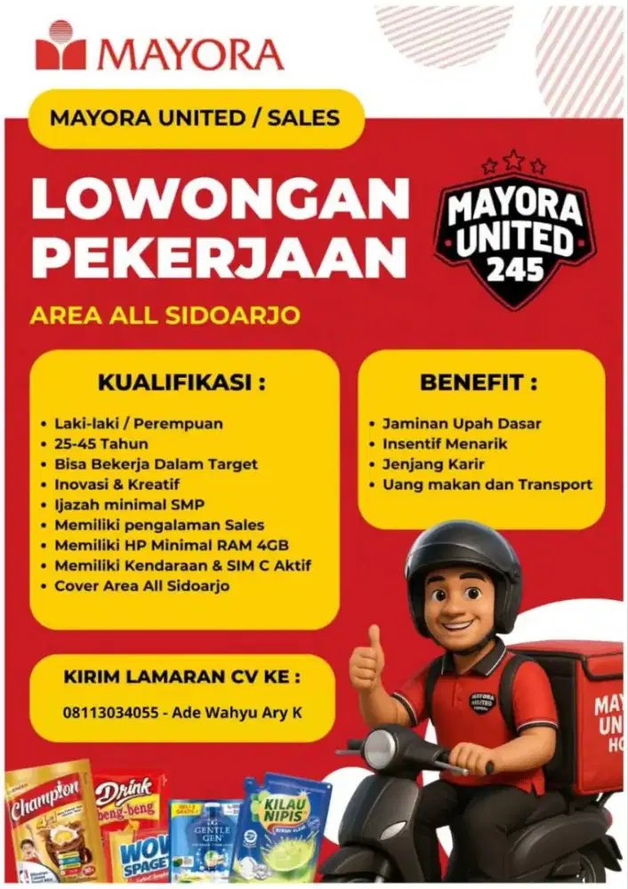 Lowongan Kerja Sebagai Sales MUH Direct.