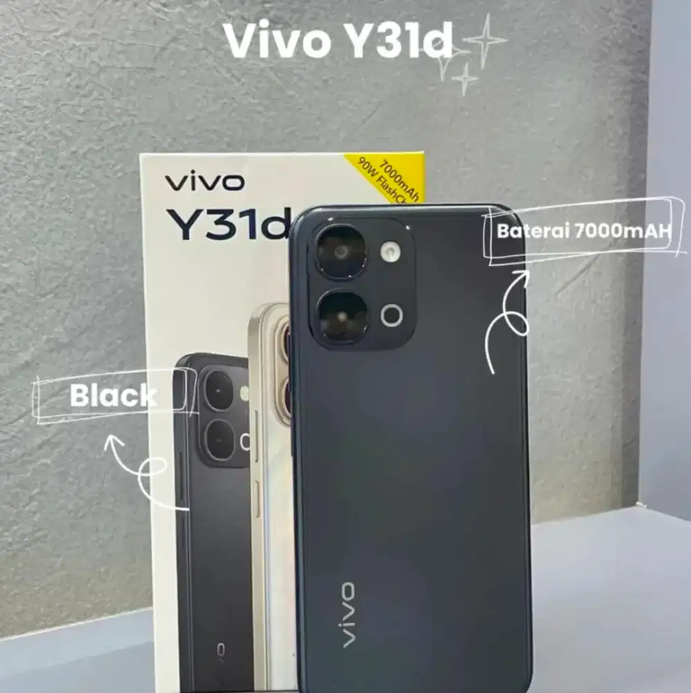 PRE ORDER 200K VIVO Y31d NEW