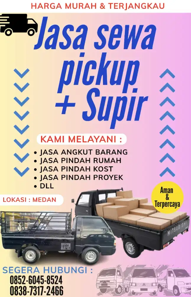 Jasa Sewa Pick Up Medan