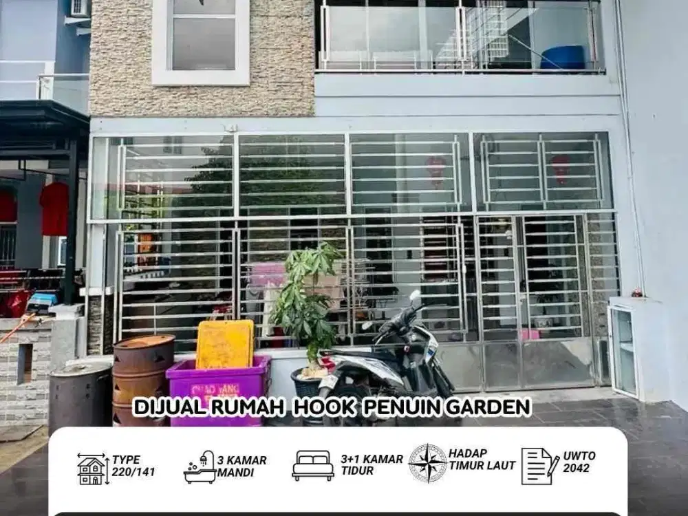 Dijual Rumah Hook Penuin Garden