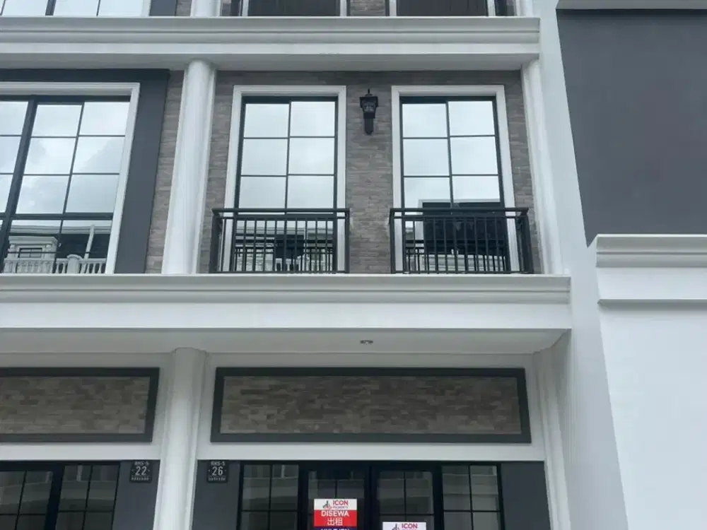 DISEWAKAN Ruko Harvard PIK 2 UK 4,5X12,5 100JT/TH NEGO!!